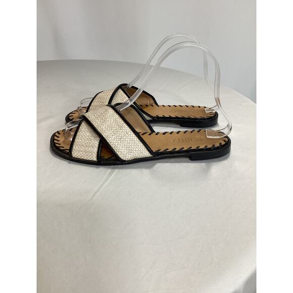 Schutz 'Alita' Black Slip On Flat Size 6.5 - Picture 4 of 5